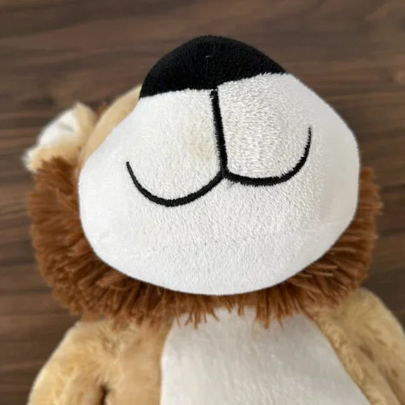 Kellytoy Lion Plush Stuffed Animal Soft Cuddly Toy Brown Shaggy Mane Floppy Legs - Picture 10 of 13